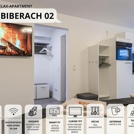 Relaxapartment 2 Massagesessel Smarttv Kueche Biberach an der Riß Buitenkant foto